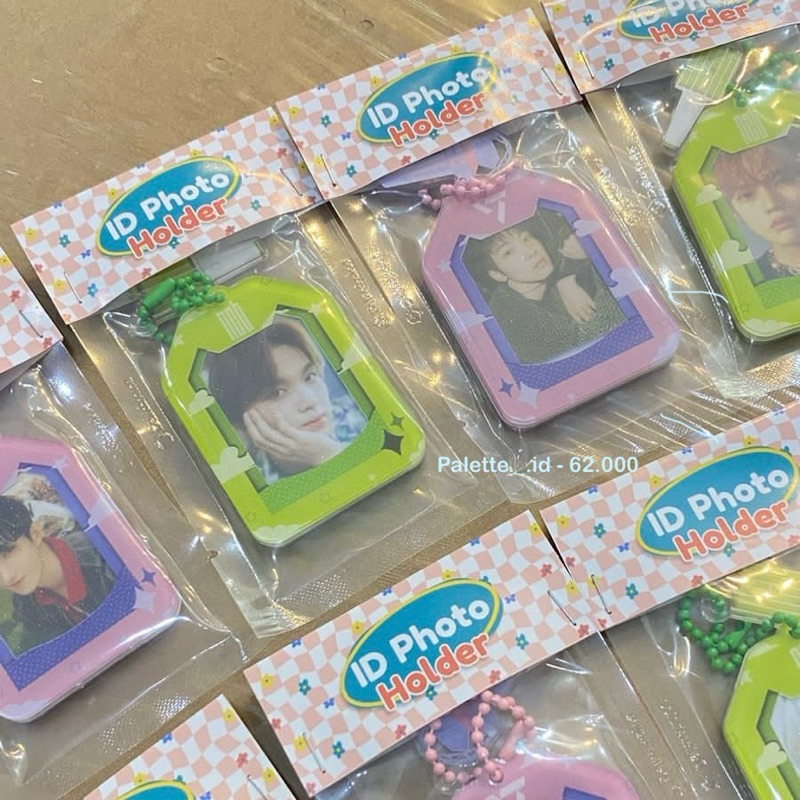 id holder keyring gantungan kunci foto nct seventeen free keyring lightstick