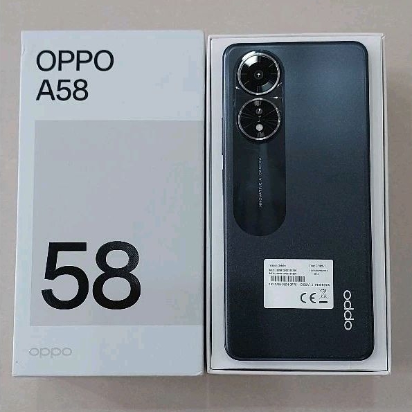 OPPO A58 6/128 SECOND MULUS FULLSET ACC LENGKAP ORIGINAL