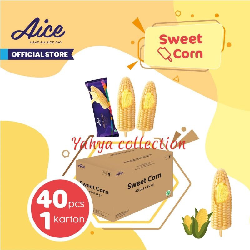 

Aice sweet corn 1 box isi 40 pcs