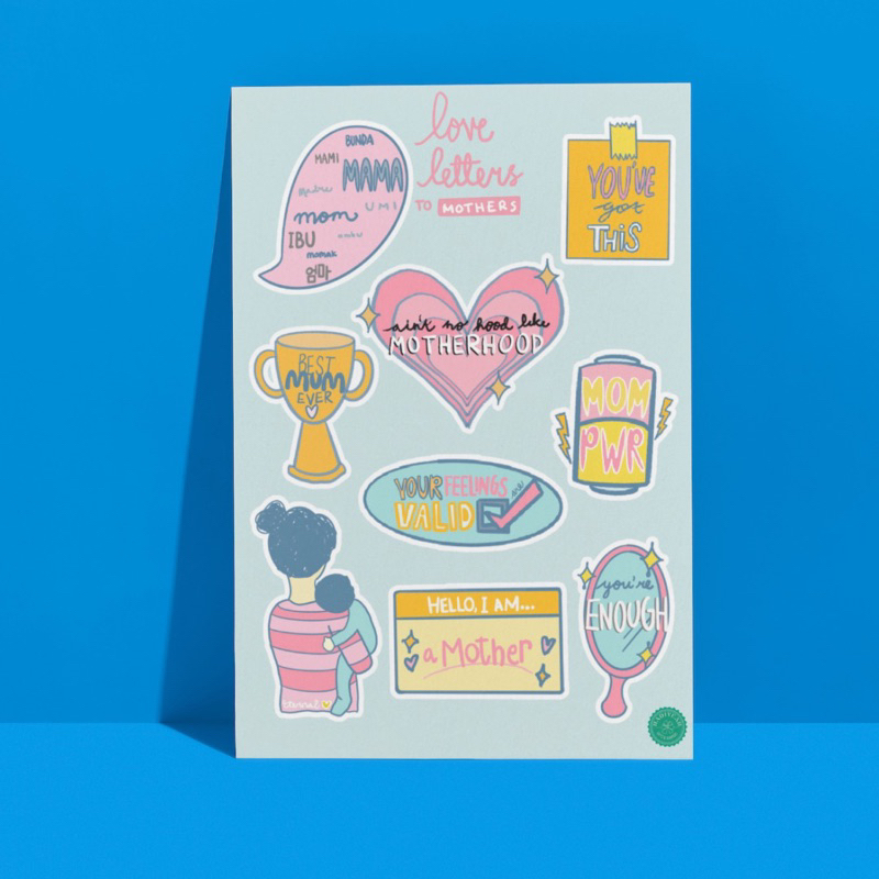 

Stiker Soectra Pumping Motherhood Sticker / Mom Sticker (Love Letters to Mothers - Series)