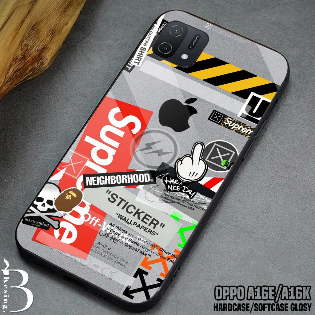 Case OPPO A16E / OPPO A16K - Casing OPPO A16E / OPPO A16K Motif BA Terbaru - Silikon Hp OPPO A16E - 