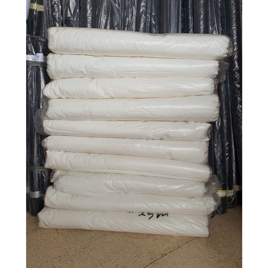 Termurah PER 1 Meter KAIN BLACU  BLACO TIPIS LEBAR 155CM LINEN RAMI  TC KANTONG  KAIN TOTE BAG  KANT