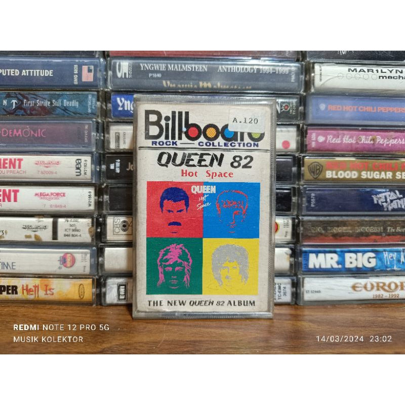 Kaset Pita : QUEEN 82 - Hot Space.