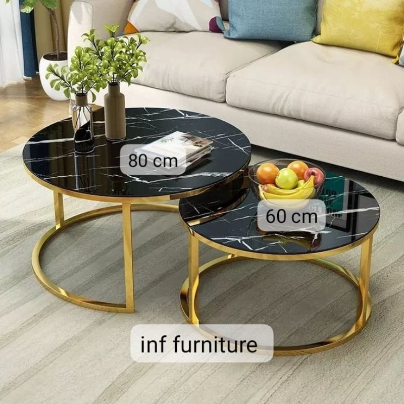 meja tamu marmer meja tamu stainless top marmer asli garansi marmer asli