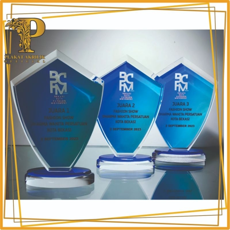 Plakat Akrilik Custom | Plakat Penghargaan| Plakat Akrilik Penghargaan | Plakat Akrilik Murah