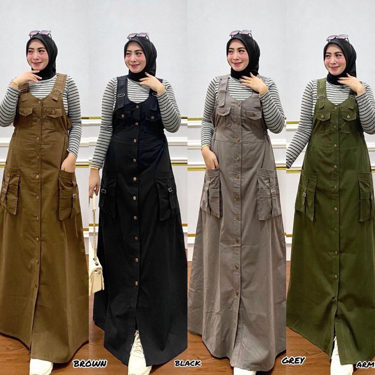 Belanja Murmer Overall Cargo  Gamis Overall Kancing  Gamis Overall  Overall