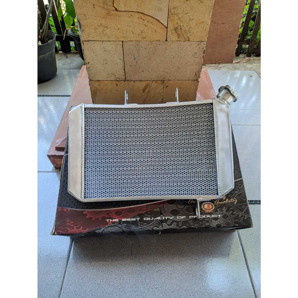 RADIATOR ALUMUNIUM QTT MX KING CURVE FLAT BIG VOLUME