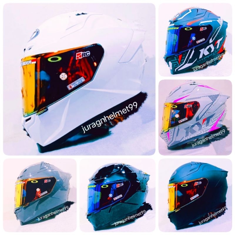 Helm Full face KYT Striker Paket Ganteng
