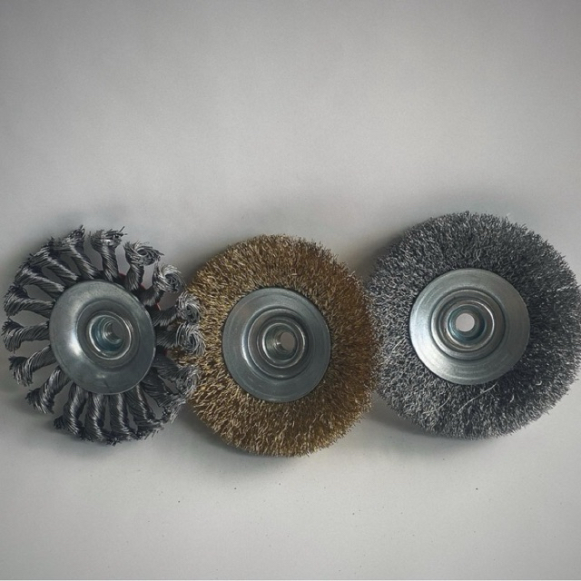 sikat kawat gerinda/wire brush disc 4 inch