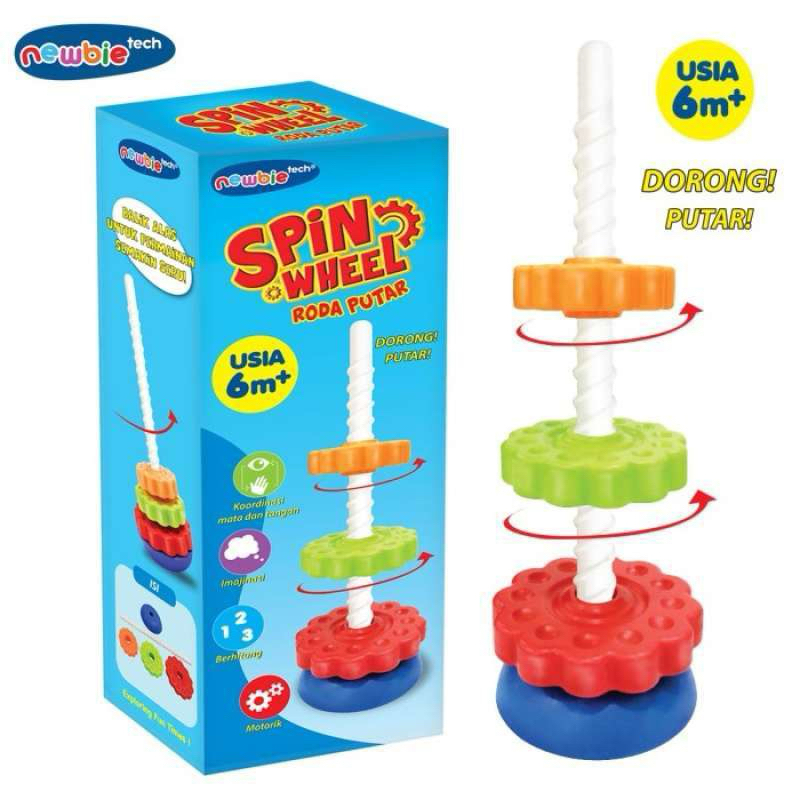 (BISA COD) Newbietech Spin Wheel - Mainan Ring - Mainan Edukasi Anak / Mainan edukatif anak spin whe