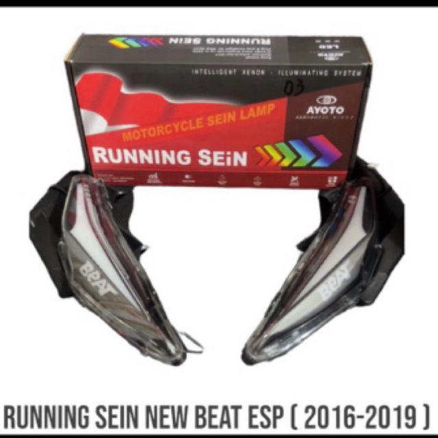 lampu ayoto sein running beat fi - esp set