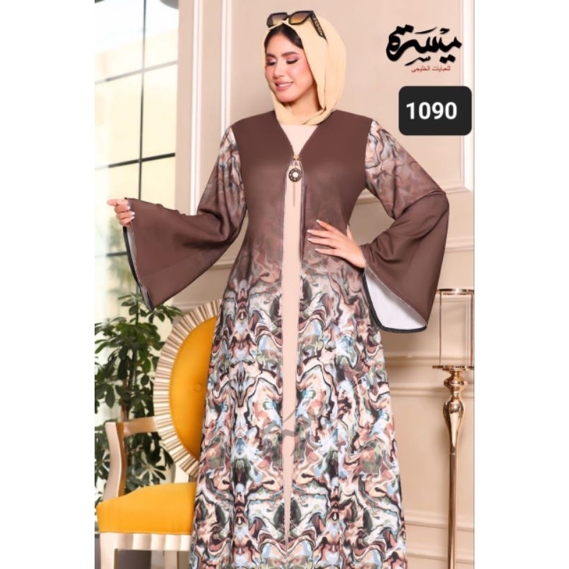 Abaya Arab Inner + Outer Bestsellers // Free Pashmina // abaya inport original.