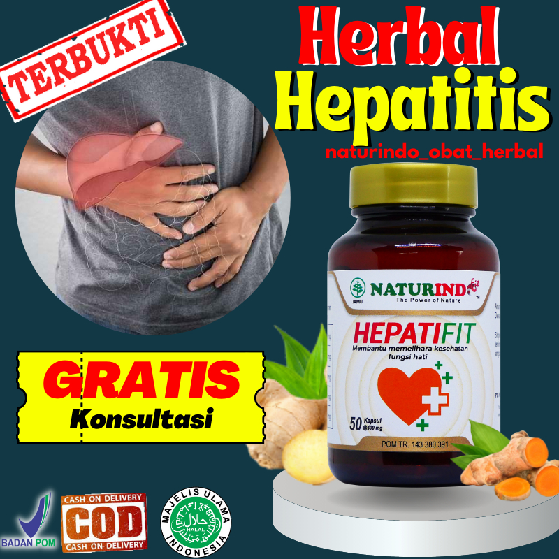 Obat Herbal Hepatitis A B Kronis Paling Ampuh Fatty Liver Perlemakan Ulu Hati Sakit Mata Kuning HEPA