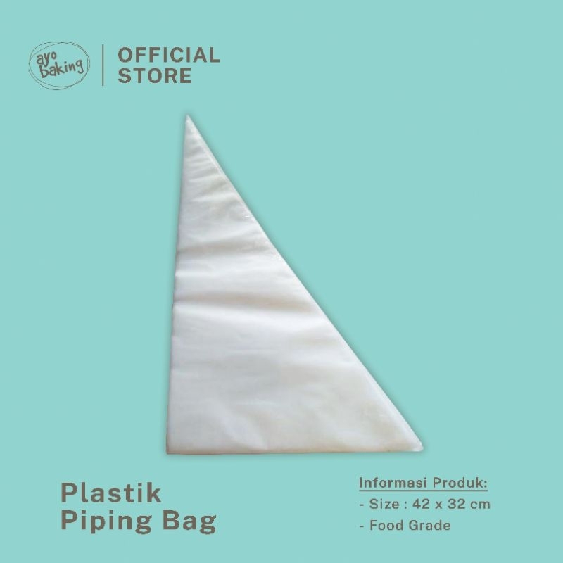 Piping Bag | Plastik Segitiga | Plastik Contong Jumbo Isi 50