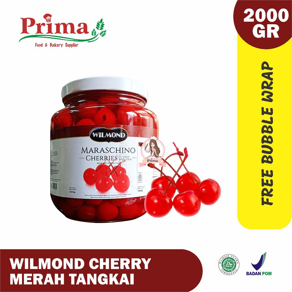 

Cherry merah tangkai - Wilmond 2kg