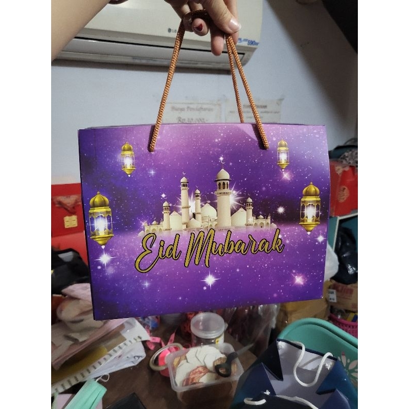 

paper bag idul fitri / goodie bag idul fitri / tas kado hampers hantaran hari raya lebaran