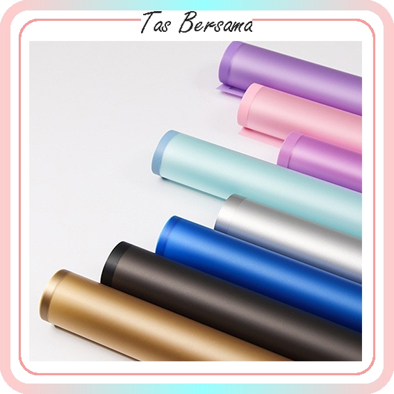 

[1 PACK ISI 20 LEMBAR] Flower Wrapping Transparant List Color Kertas Bunga Buket Transparan Warna List Kertas Florist KB6078