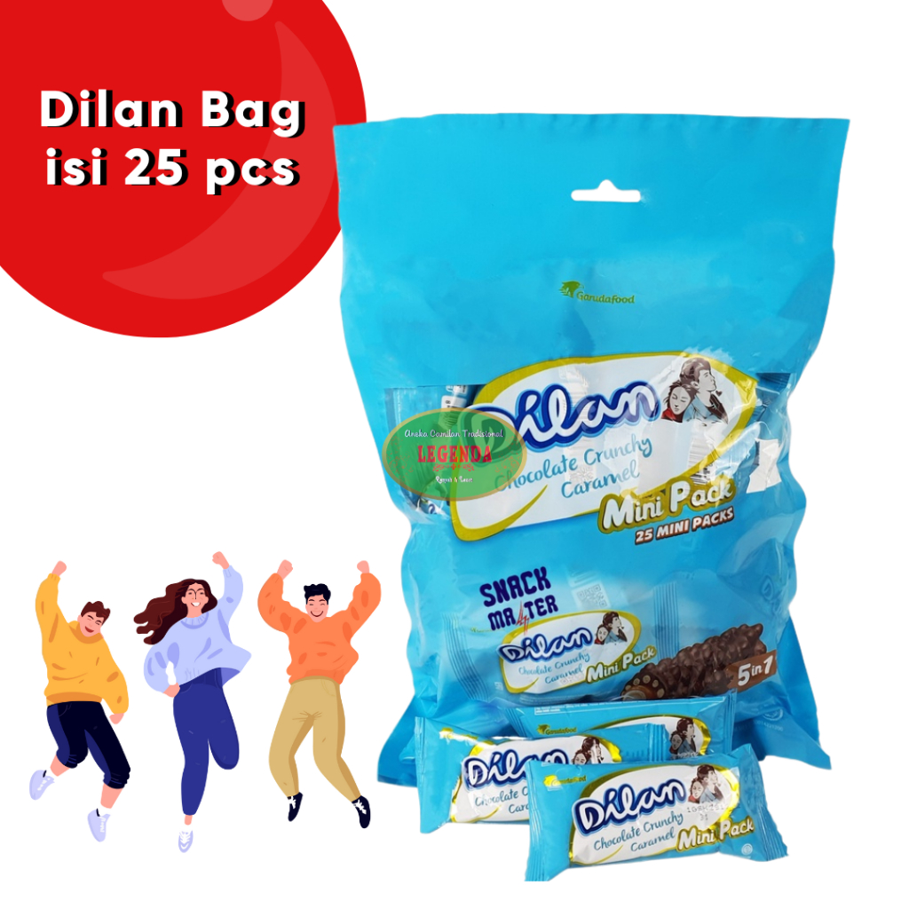 

Dilan Crunchy Caramel Bag isi 25 coklat chocolate cokelat