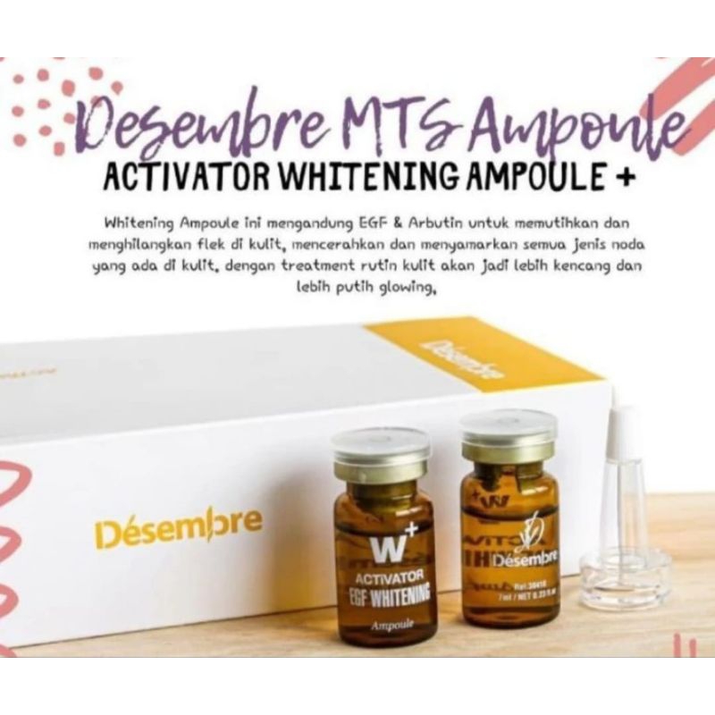 DESEMBRE WHITE CORE VITAL AMPOULE 7ML ORIGINAL KOREA