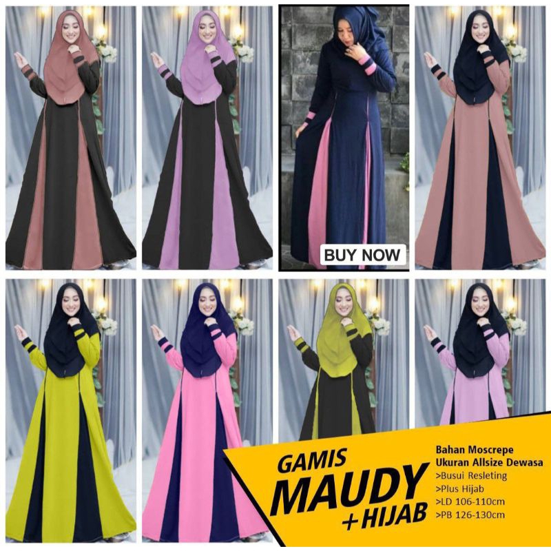 Gamis maudy+Hijab