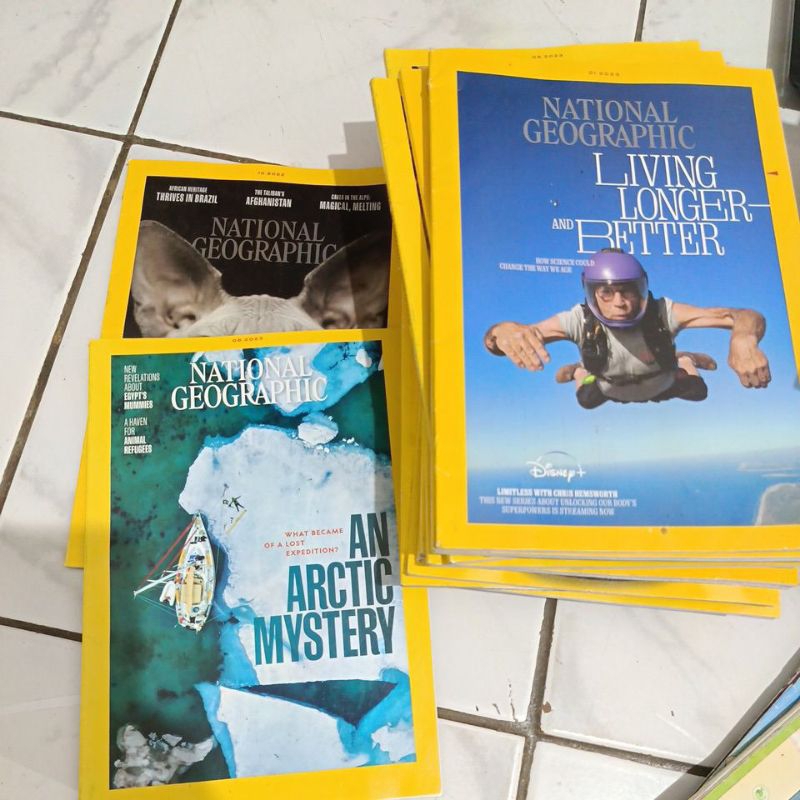 Majalah National geographic natgeo bahasa inggris