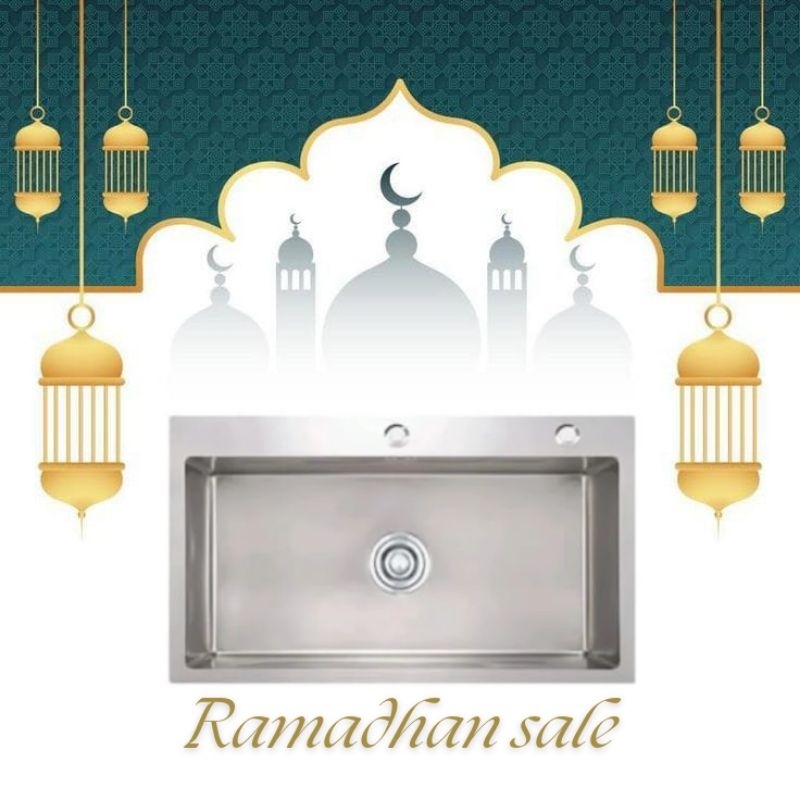 Kitchen sink 7545 Valpra (1 lubang)/kitchen sink 7545 valpra/ kitchen sink viral/kitchen sink stainl