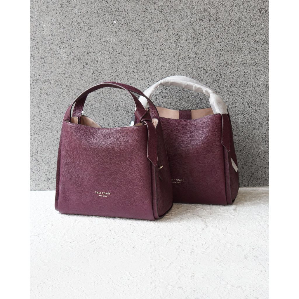KATE SPADE knott medium xbody pebble leather