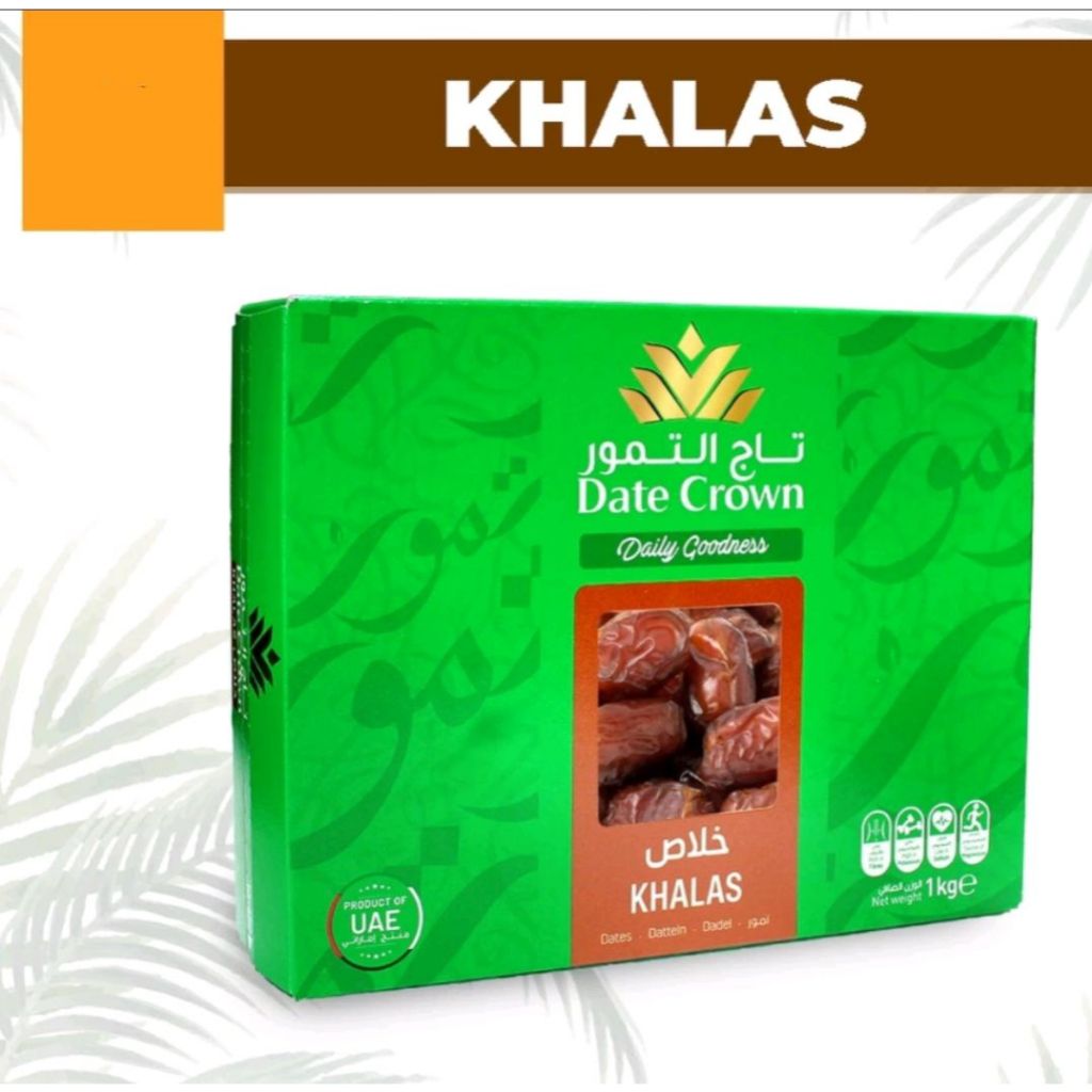 

Kemasan Baru Kurma Date Crown Khalas 1 kg dan 500 gram Original