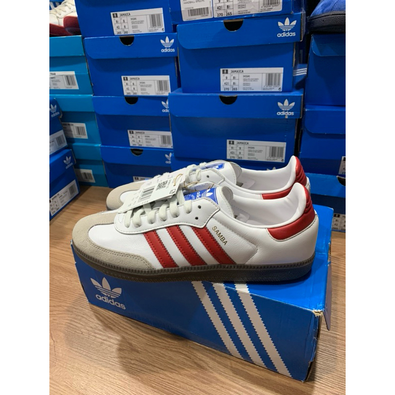 Adidas samba og white red