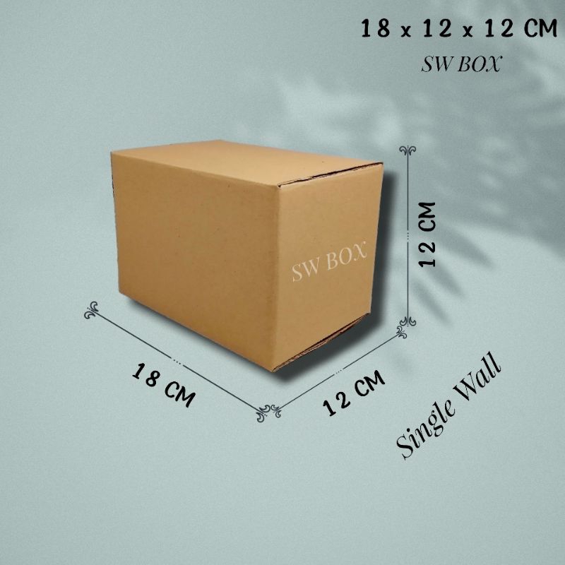 

Kardus Ukuran 18x12x12 CM Box untuk packing ST