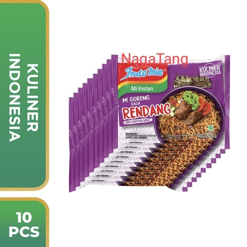 

INDOMIE GORENG RENDANG 10 PCS 91 gr