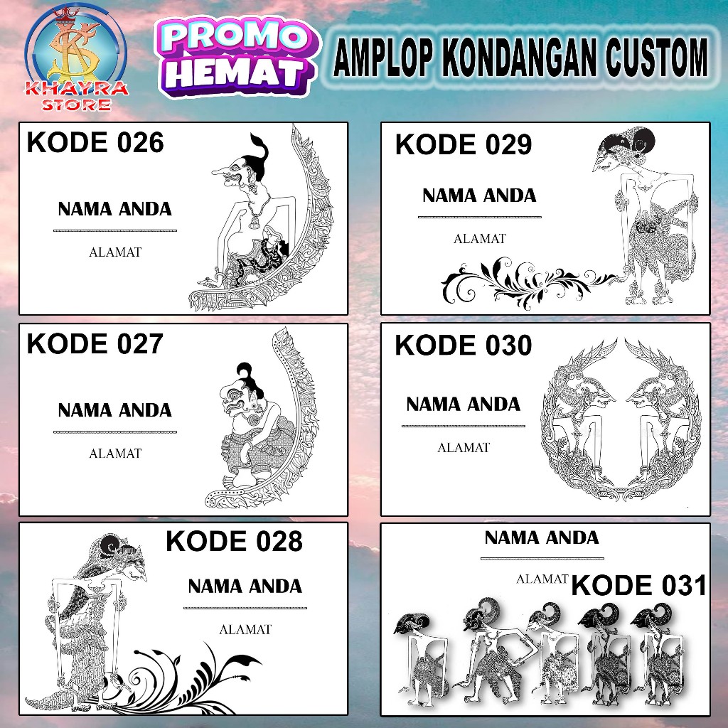 Amplop kondangan amplop buwuh amplop sumbangan amplop custom