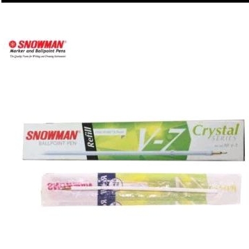 

Reffil isi bulpen cetek snowman V-7 hitam (12 pcs)