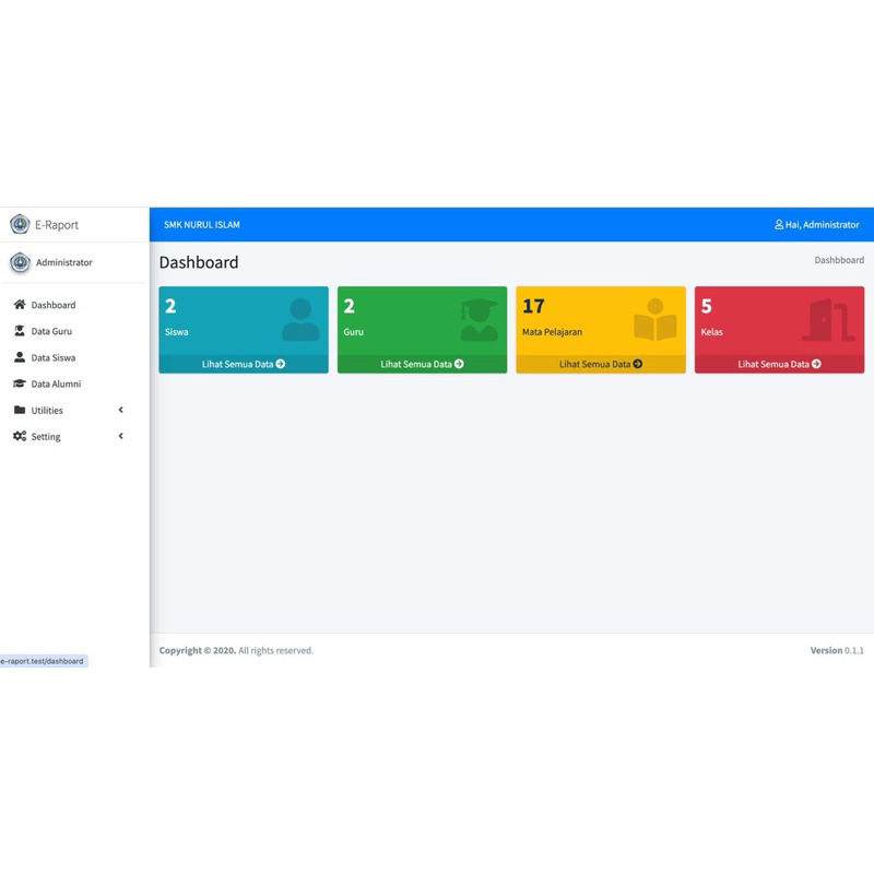 Aplikasi Raport Sekolah Berbasis Web