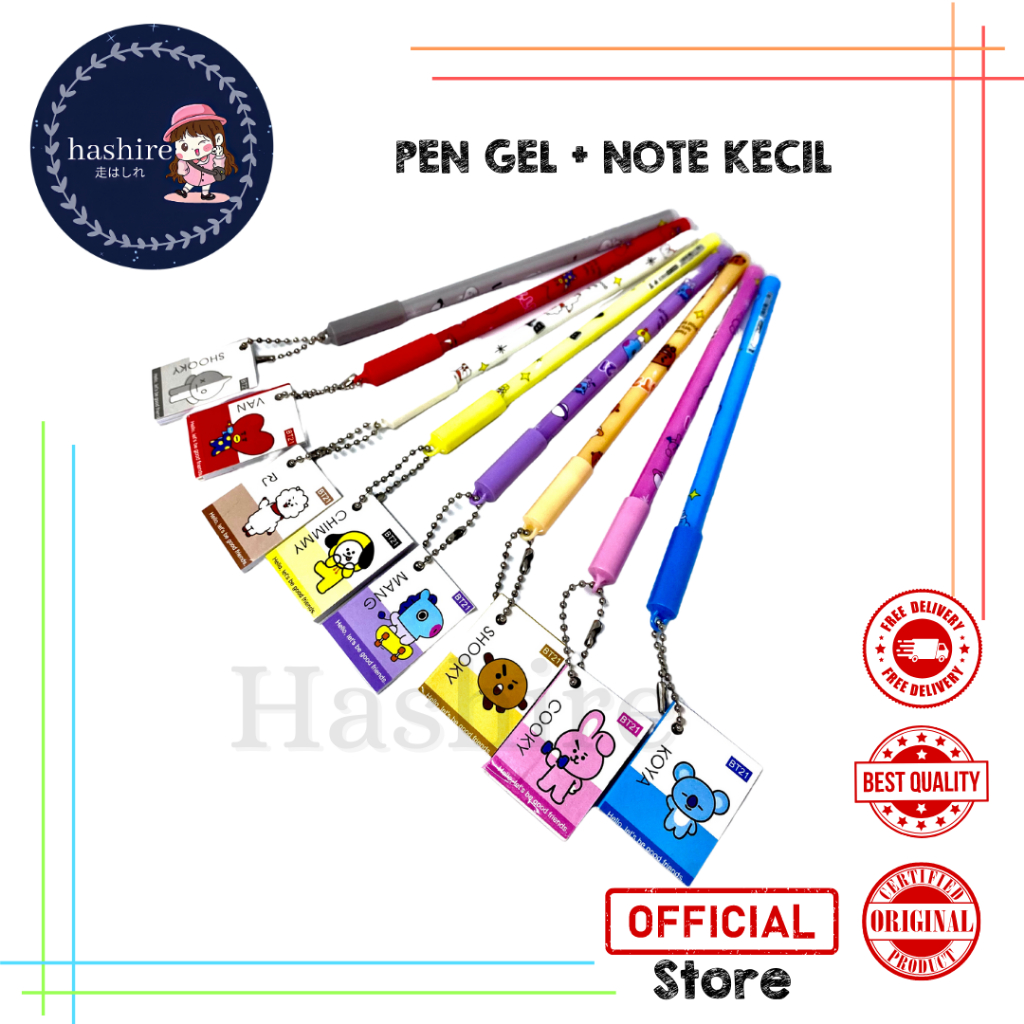 

Pulpen Gel // Pulpen Karakter + note // Murah