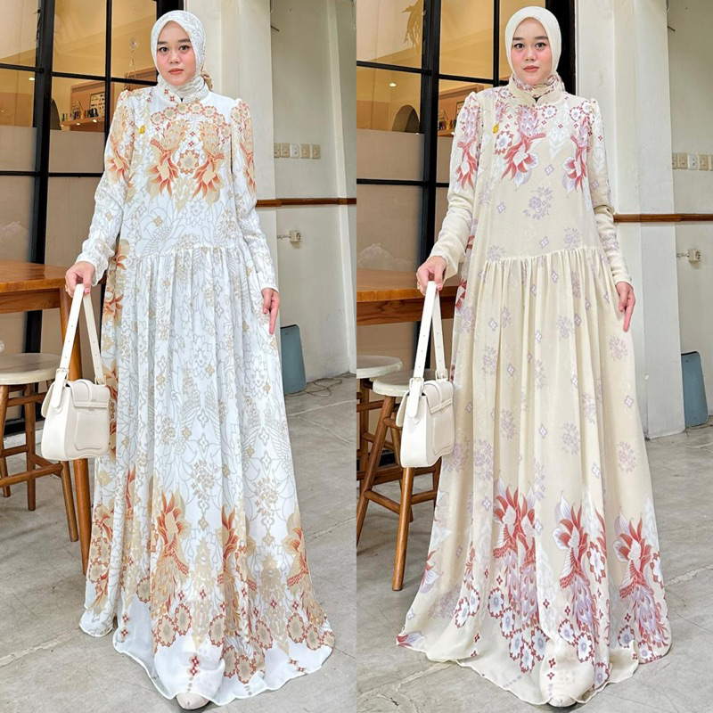 GAMIS CANTIKA SET HIJAB SEGI EMPAT / Gamis cantika set jilbab