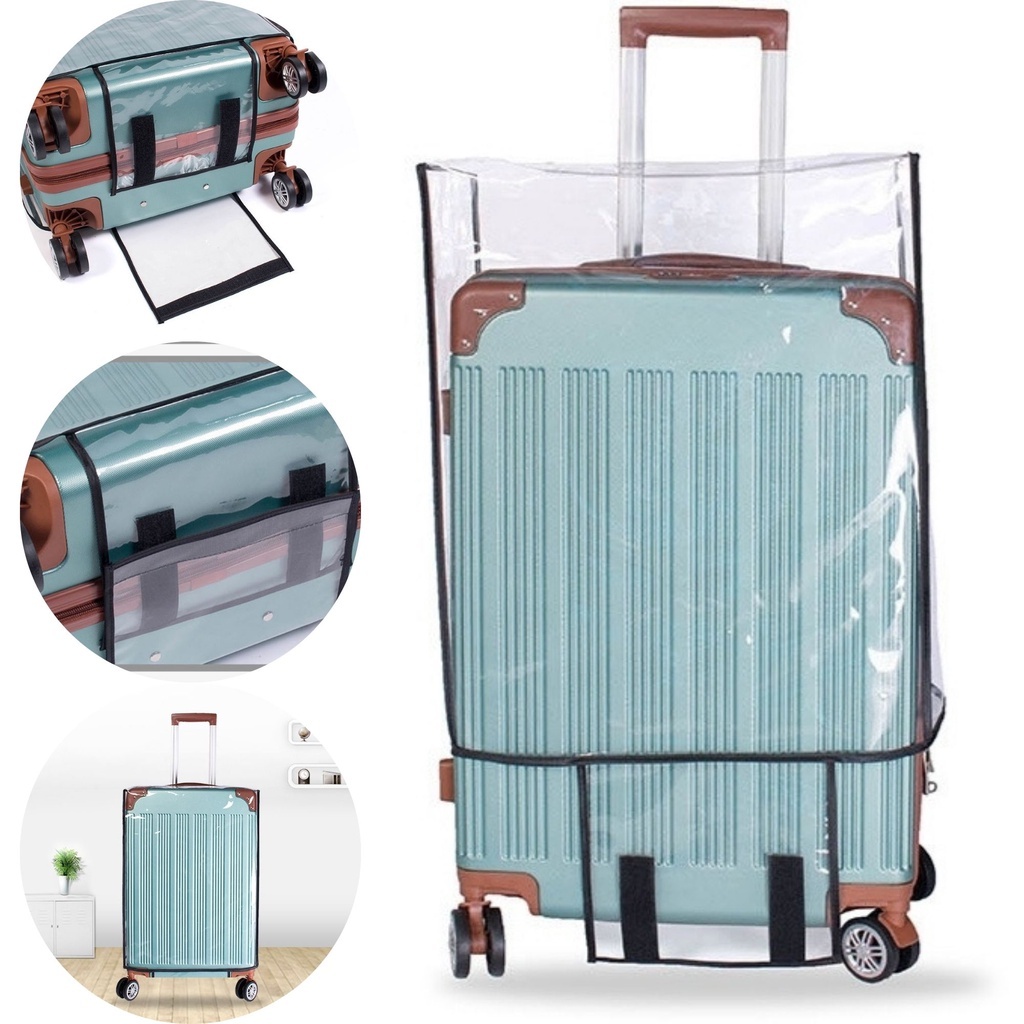 Sarung Koper Mika Transaparan / Cover Mika Koper Transparant / Pelindung Koper / Luggage Cover Trans