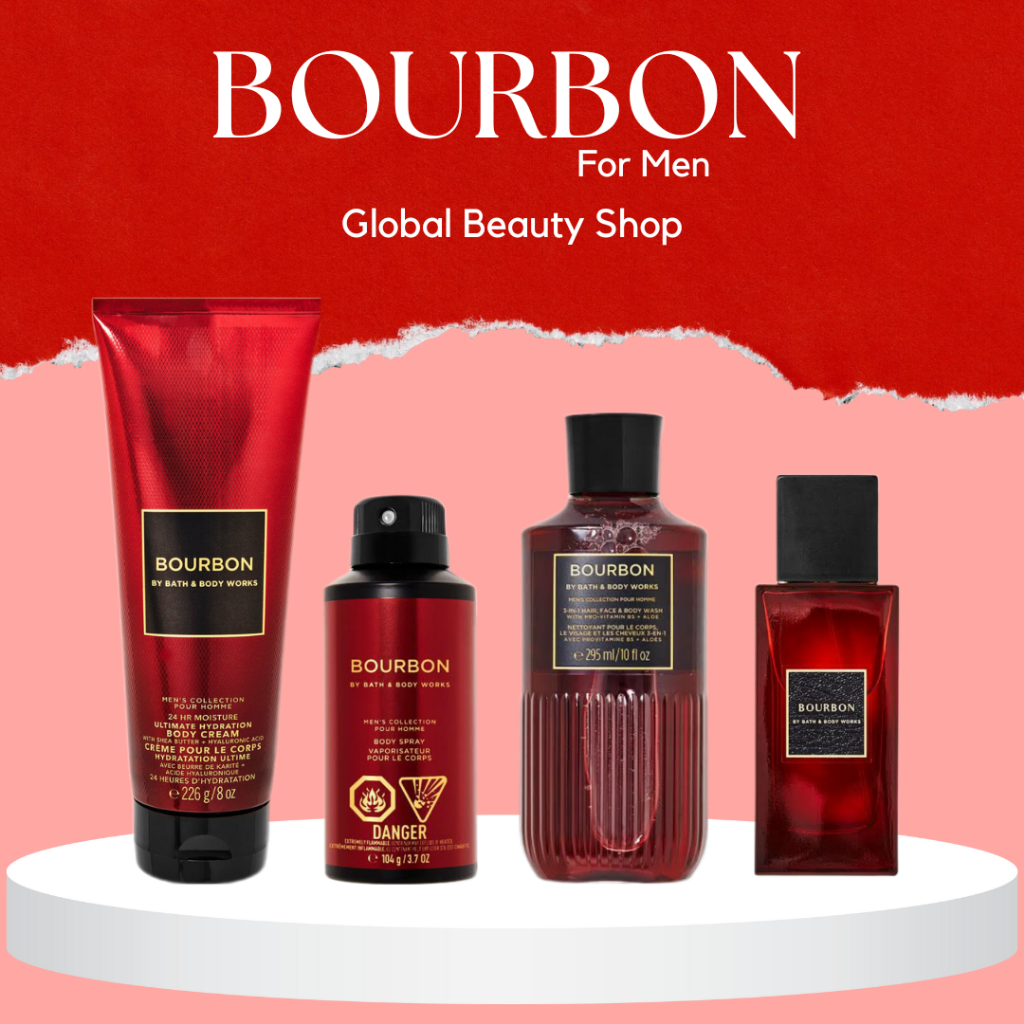 BOURBON - BBW MEN BODY WASH LOTION MEN