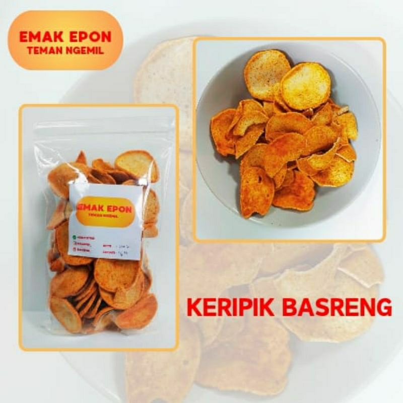 

Emak Epon Keripik Basreng Pedas