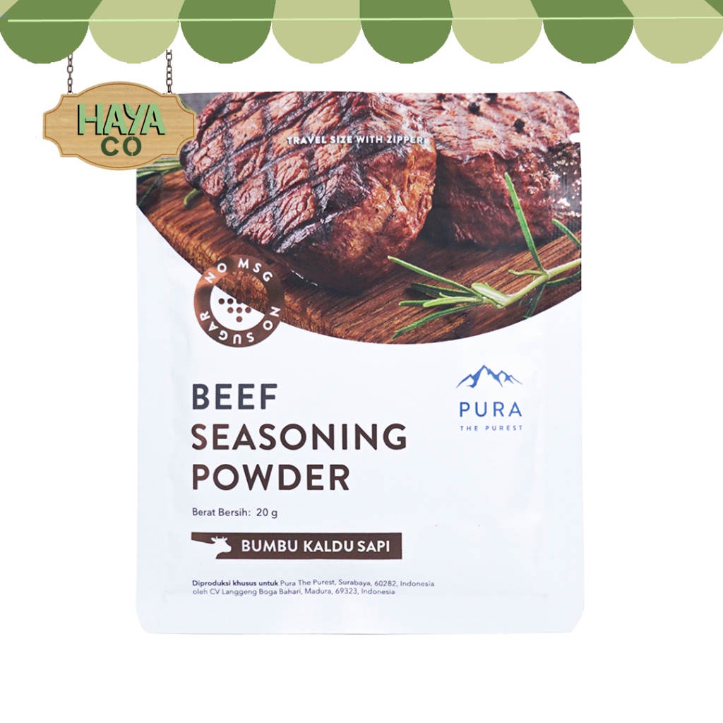 

PURA Sachet Kaldu Sapi Asli - Kaldu MPASI Non MSG Tanpa Gula