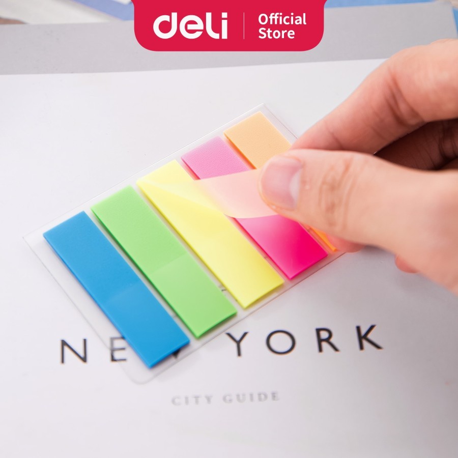 

Deli Sticky Note / Memo Indeks / Index Tabs 5×20lembar 5C EA10402