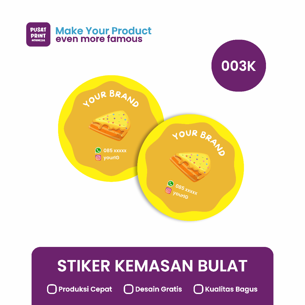 

Stiker Kemasan Bulat 003K