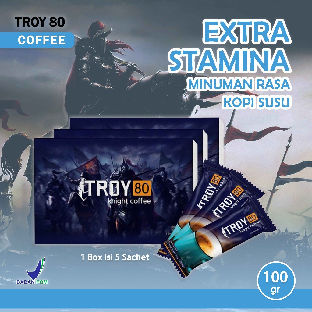 

Kopi Troy 80 Original 100% Asli Kopi Stamina Pria Troy 80 Coffee