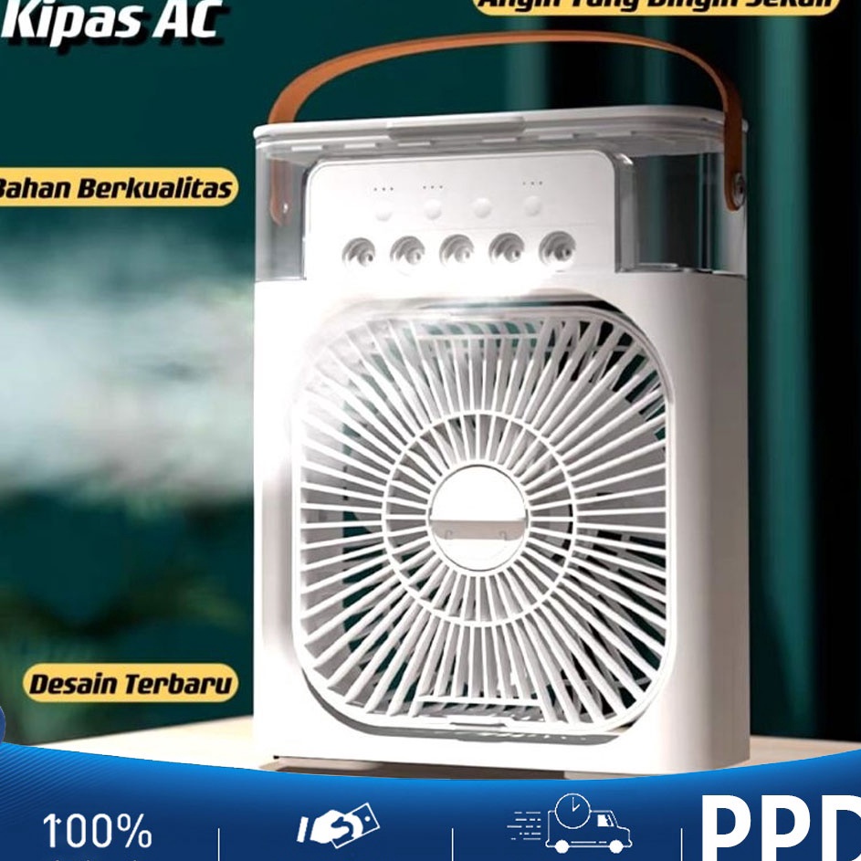 CODKipas AC Portable Air Cooler  AC Mini  Mini AC Cooler Portable  Kipas Angin Portable Dingin Mrlion