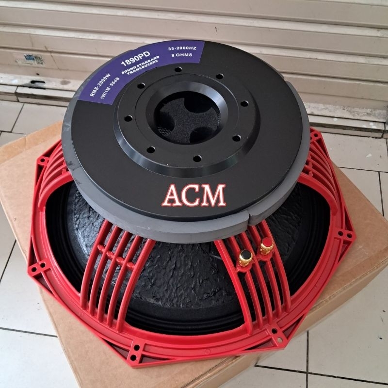 SPEAKER COMPONENT SOUNDSTANDARD 1890PD 18 INCH SUBWOOFER 18 INCH