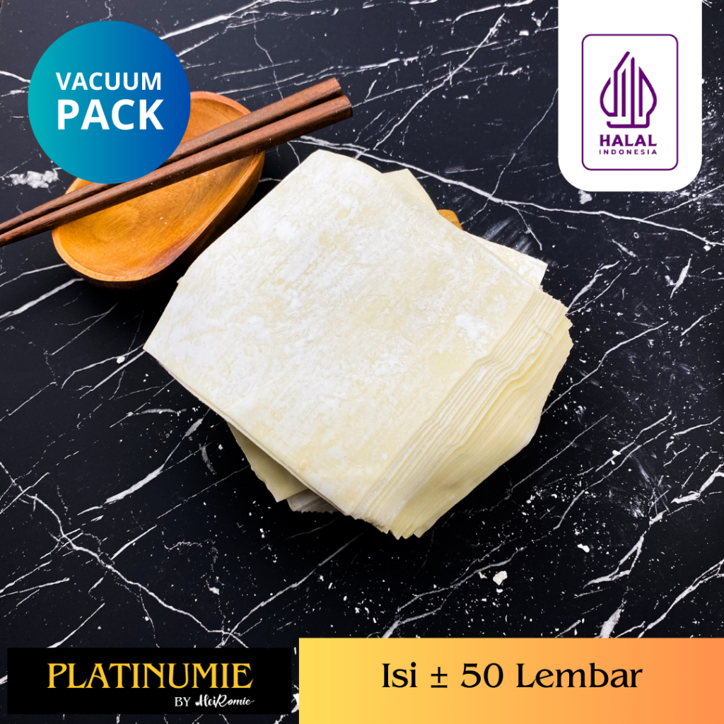 

Platinumie Kulit Pangsit Kotak 10 CM Isi ± 50 Lembar