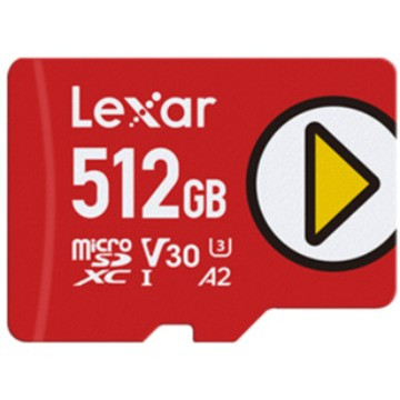 LEXAR PLAY MICROSDXC MEMORY MICROSD CARD 512GB LMSPLAY512G-BNNNG