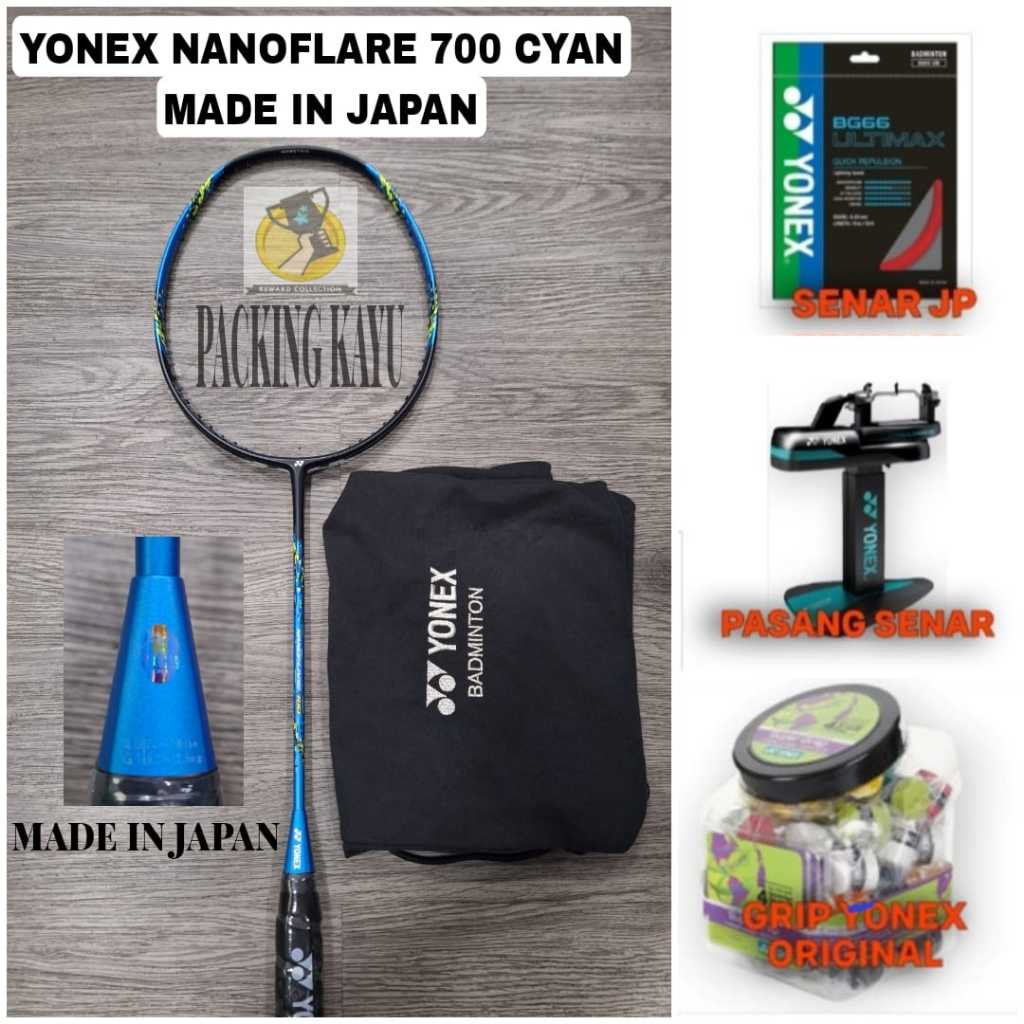 New Raket Badminton Original Yonex Nanoflare 700 Cyan Made In Japan