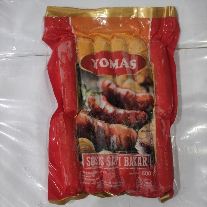 

Yomas sosis sapi bakar mini