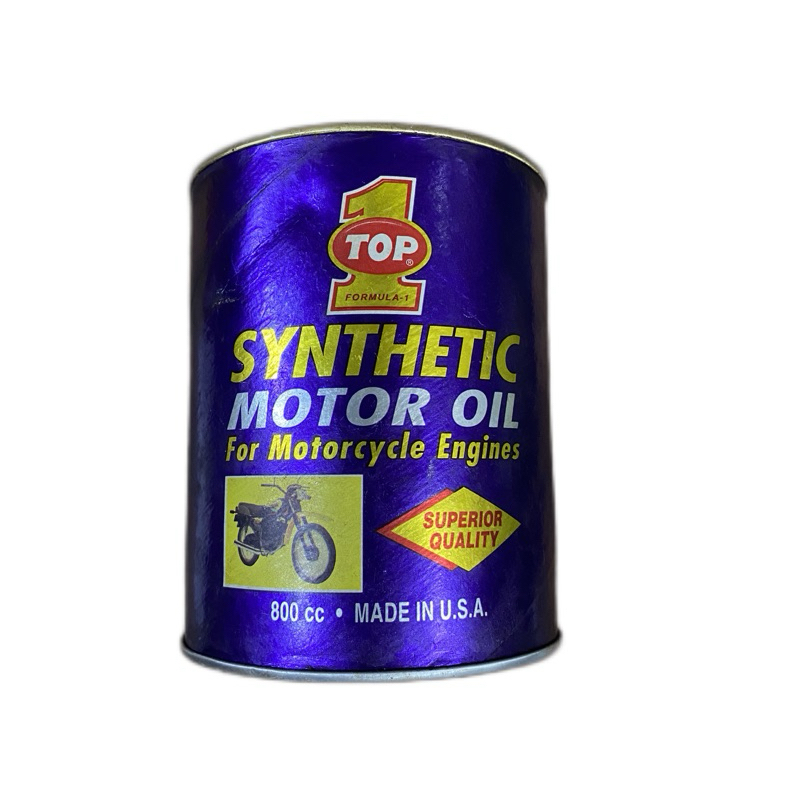 Oli Top 1 Synthetic Motor Oil Motorcycle 20W-50 800 cc